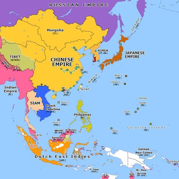 Lan's Maps — omniatlas: East Asia 123 years ago today:...