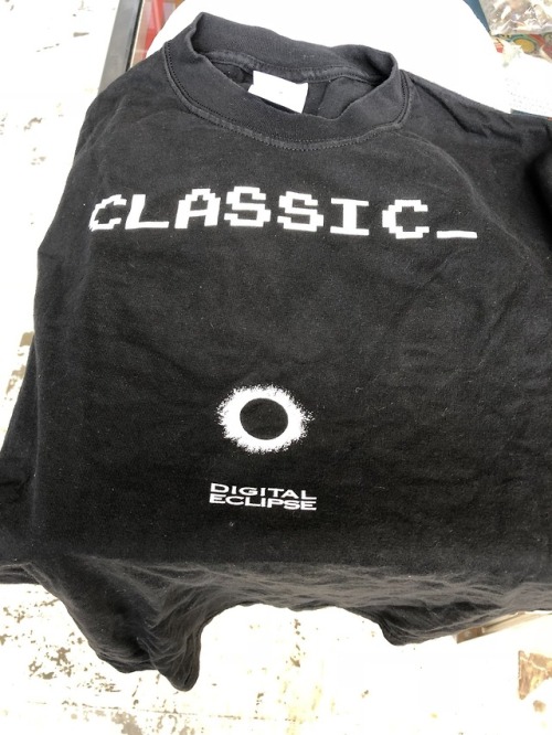 “Back in the late 90s we got these cool Digital Eclipse shirts...