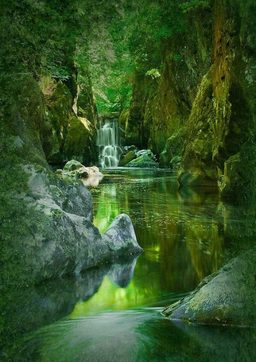 me-lapislazuli:The Fairy Glen, Conwy River ~ Betws-y-Coed, North...