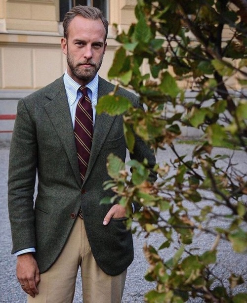 shibumi-firenze:@andreasweinas wearing our burgundy repp...