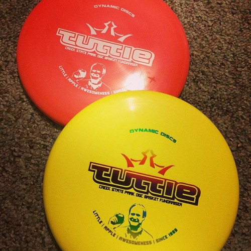 Special stamp soft Warden fundraiser discs for improvements on a...