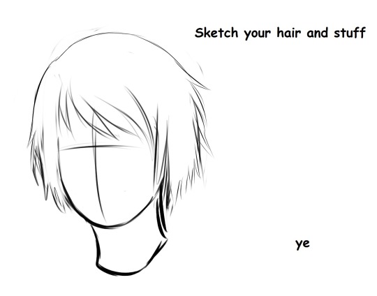 anime hair on Tumblr