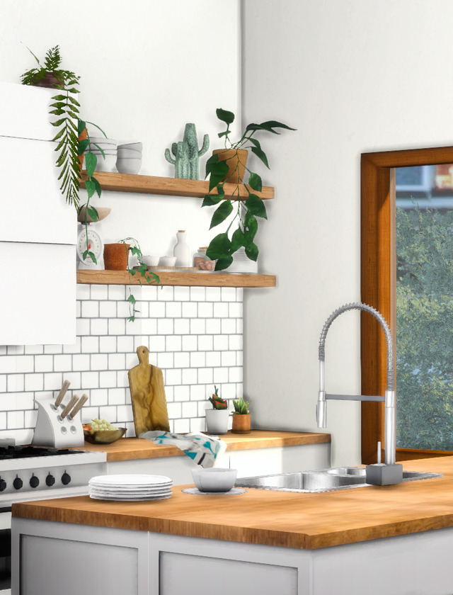 Maxis Match CC — cherry-sims: Kitchen Backsplashes (TS4) 50...