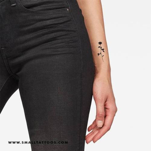 Black rose temporary tattoo, get it here ► http://bit.ly/2KUQ4Uu flower;black rose;rose;nature;temporary