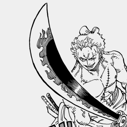 Zoro Black And White Art - Maria Cuquitas