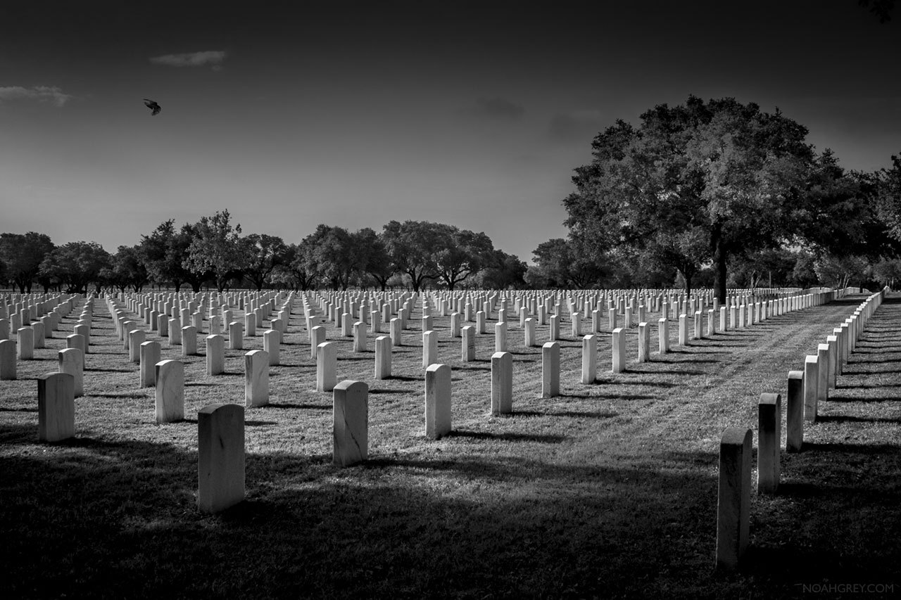 Veterans day houston national cemetery