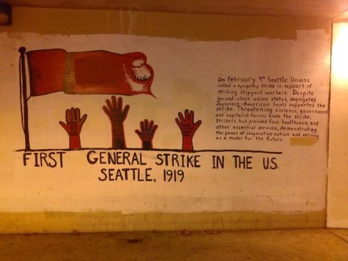 furtho:Mural commemorating the General Striker of 1919, Seattle...