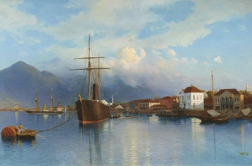 Art By Lev Lagorio ( 1828 - 1905 ) Batum 1881