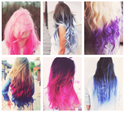 Dip Dyed Hair Tumblr