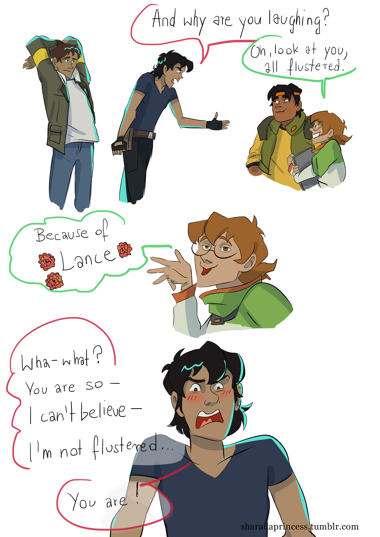 there's a hole in my soul — Yet, another silly klance comic. I had a ...