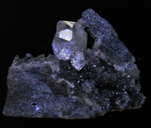 vugnasmineralblog:Quartz Crystal Grove, St Johnsville,...