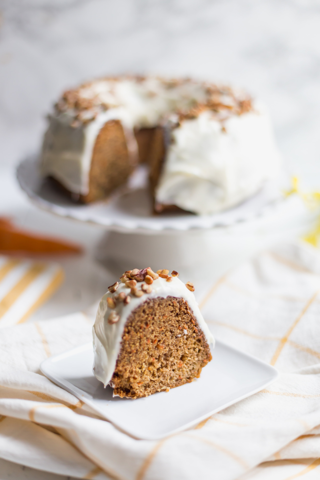 Good Taste Carrot Bundt Cake with Cream Cheese Frosting You...