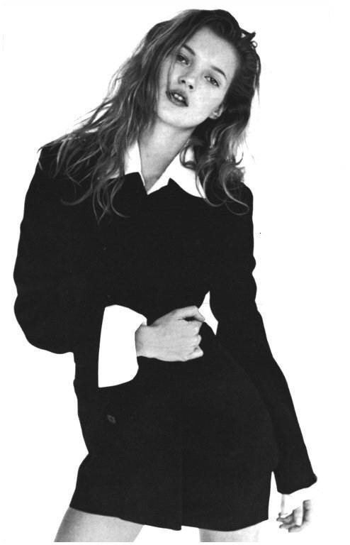 Davy Davidson — Kate Moss, Allure 1992