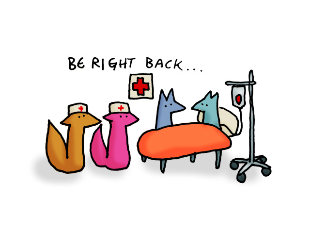 We’re going on a little bit of a break for now, I’m going to have a little surgery this saturday, but we’ll get right back to...