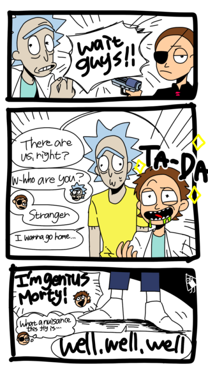 onigiri-irigino:C137 rick&morty…evil...