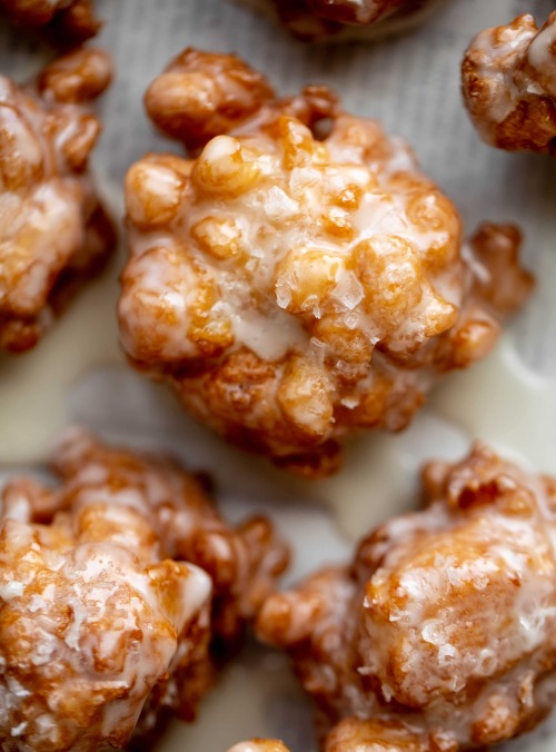 sweetoothgirl:Salted Honeycrisp Fritters