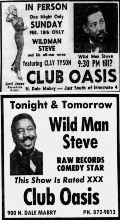 oldshowbiz:Wild Man Steve was a disc jockey in the 1950s. Like...