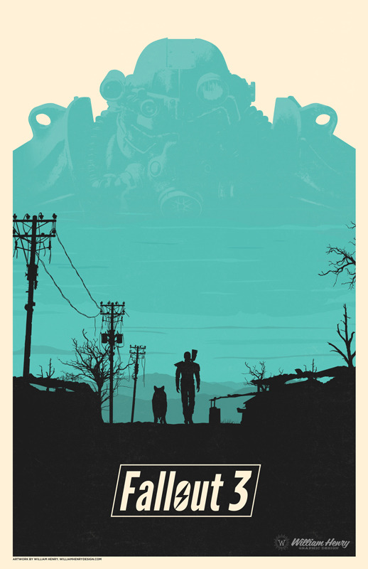 Fallout 3 Poster - Created by William Henry Now...