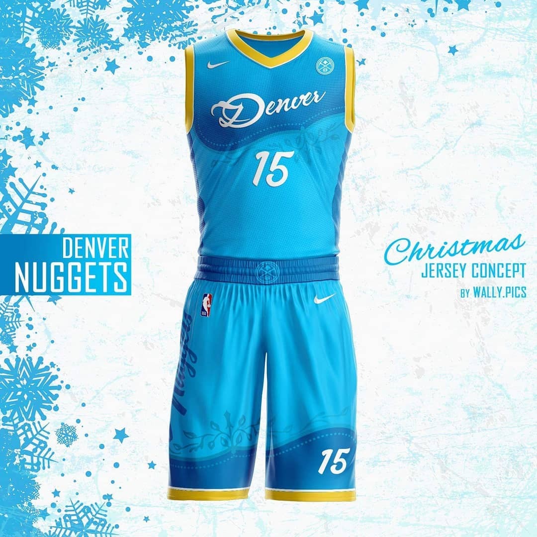 nuggets christmas jersey