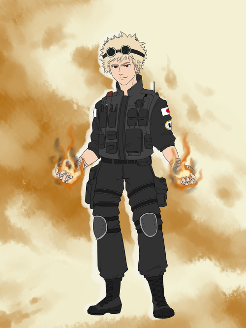 sopa-gamja:A Bakumite because I’m sure Bakugo and Thermite...