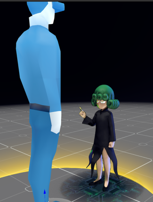 thegoldensmurf:My finished 3D sassy Tatsumaki model. You can...