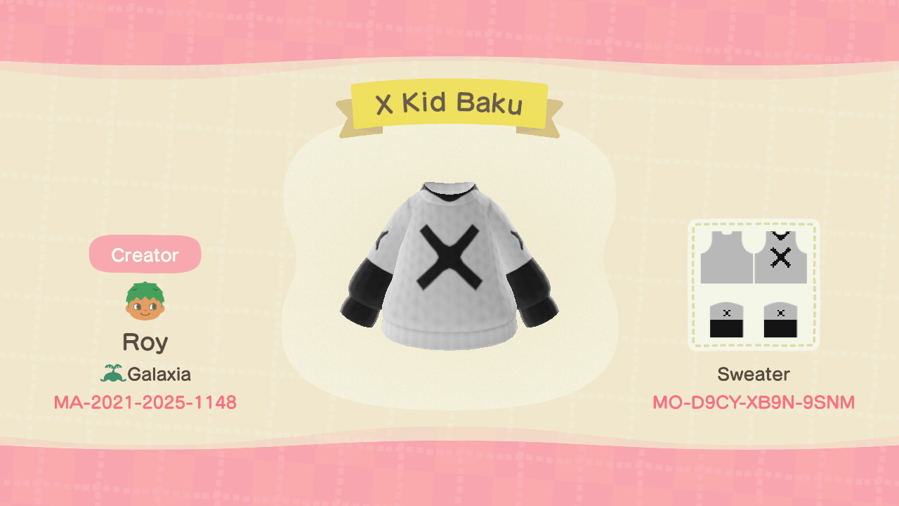 bakugou shirt animal crossing