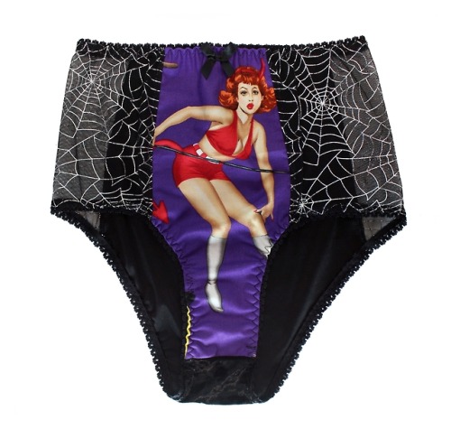 sosuperawesome:High Waist PantiesBones Lingerie on EtsySee our...