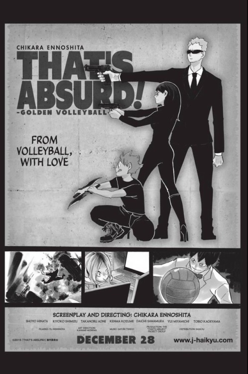 stylinbreeze60:That’s Absurd! poster and volume 28 bonus story...