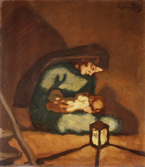 Madonna, 1922, Albin Egger-Lienz