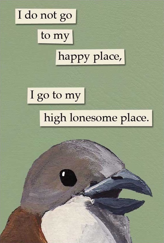 Image result for my high lonesome place
