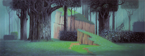 Eyvind Earle (New York, 1916 –  2000)Sfondo per il...