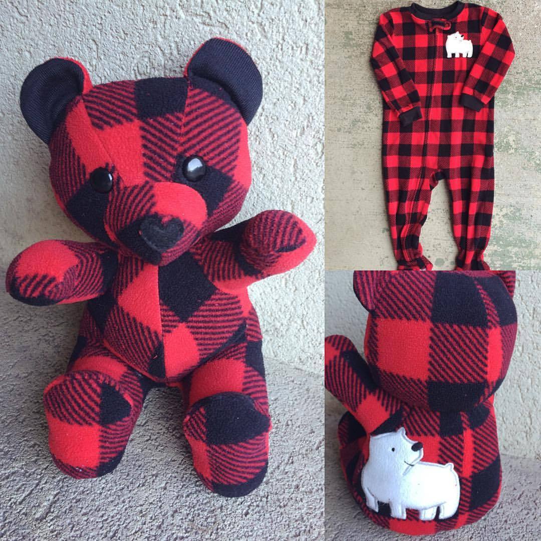 baby clothes keepsake bear