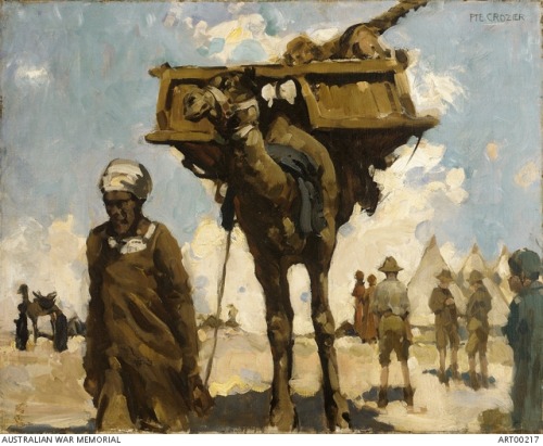 scrapironflotilla:Camel cacolet - Frank Crozier, c1918.Depicts...