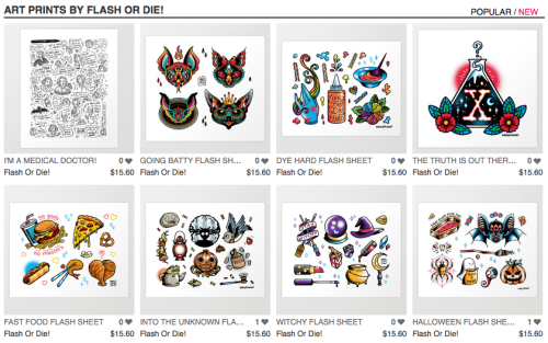 HELLO! I updated my Society6 store with a BUNCH of new prints of...