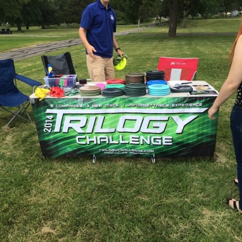 #trilogychallenge My first #discgolf event.