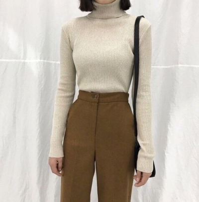 outfit with brown pants