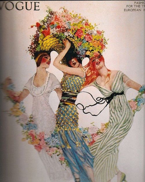 historyoffashion fashion fashionisawayofart vintagefashion spring vintagevogue vintagecover 7daysofspringcovers flowers voguemagazine vogue