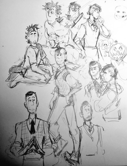 goosterbold:some skeches from a new vegas rp i’ve been running...