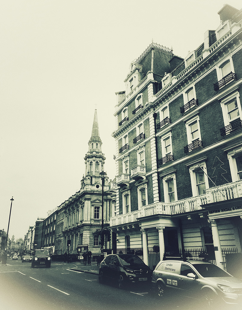 Marylebone in the rain.