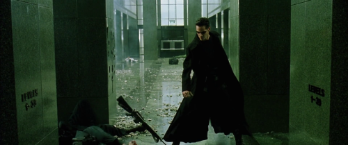 shesnake:Keanu Reeves in The Matrix (1999) dir. The Wachowskis