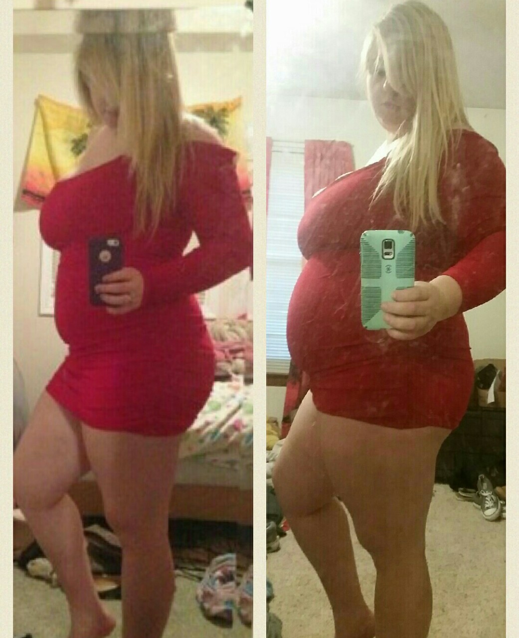 Разжиревшие девочки до и после