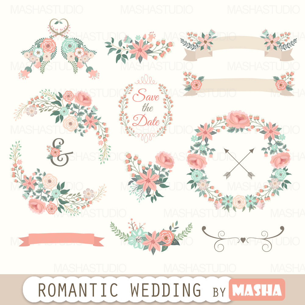 free wedding floral clipart - photo #46