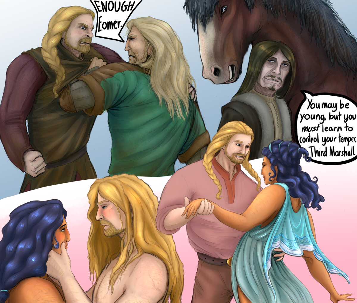 I decided I needed to solidify my Eomer design and these were the consequen...