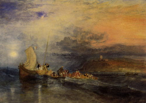 artist-turner:Folkestone from the Sea, William TurnerMedium:...