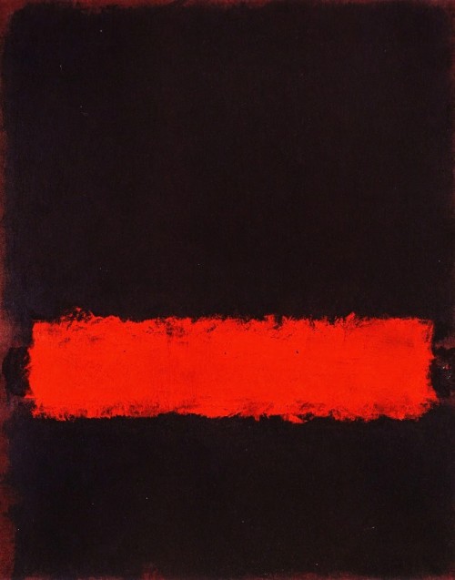 dailyrothko:Mark Rothko, Untitled ( Black Red And Black),...