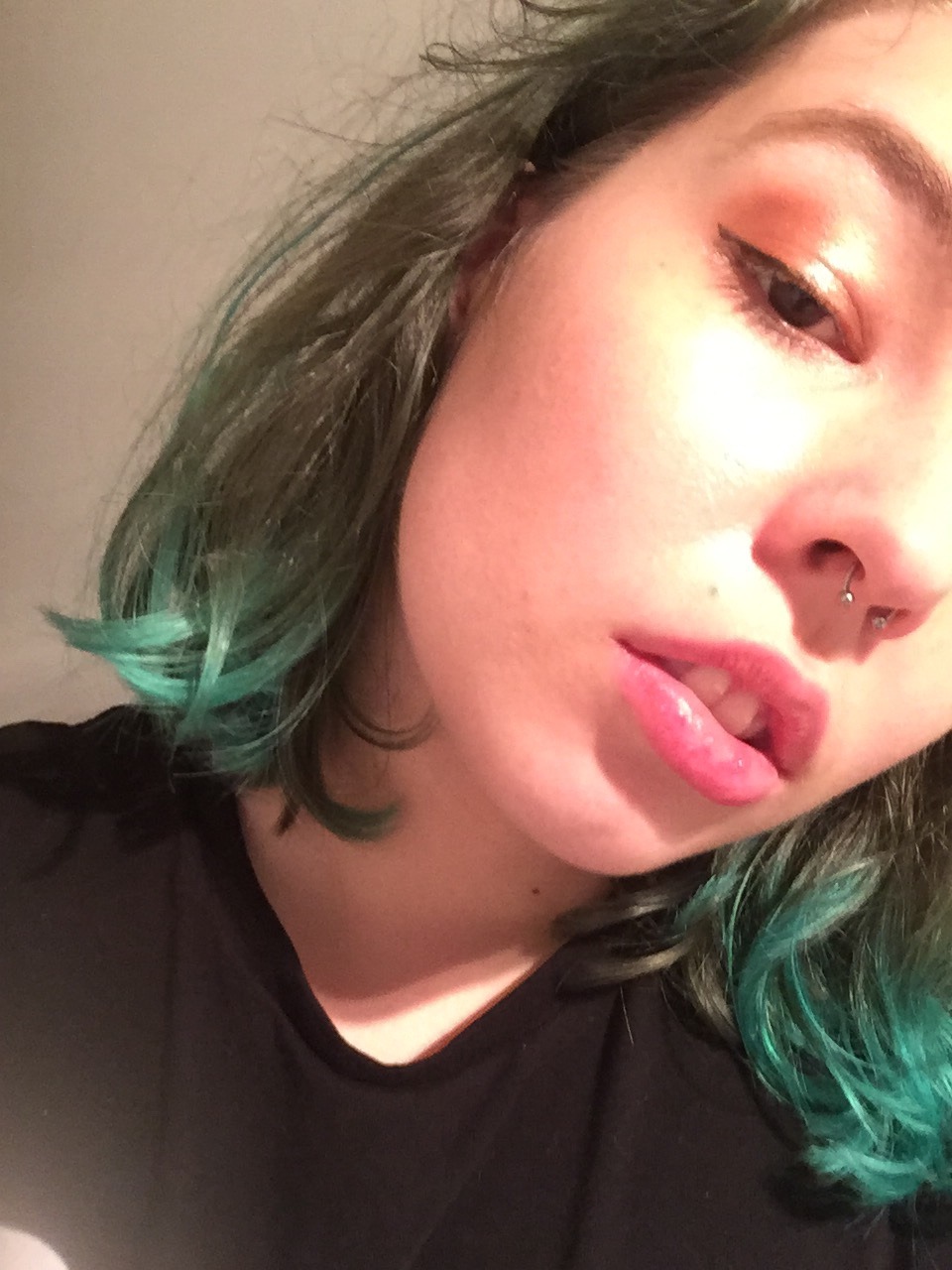 blessings wait for you \u2014 me, posting ugly selfies w day old