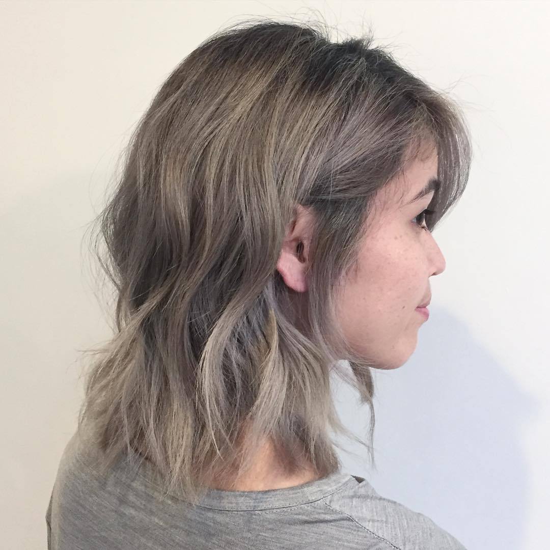 Hair By Choi Ce From A Bleach And Tone Grey To Highlights Grey