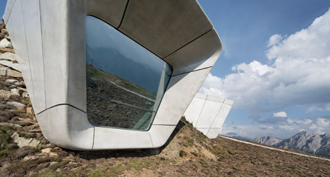 architorturedsouls:Messner Mountain Museum Corones / Zaha Hadid...