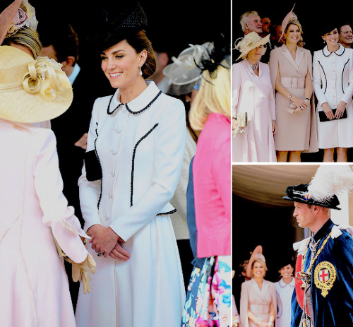 cambridgedom:The Duchess of Cambridge at the Order of the...