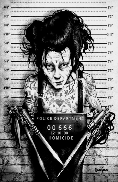 goryhorror:Mugshot artwork by: Marcus Jones...